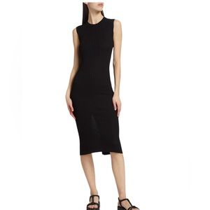 Stellae Dux
Sleeveless Rib-Knit Midi-Dress